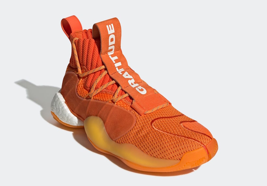 Pharrell adidas Crazy BYW X Orange EG7728 Release Date Info