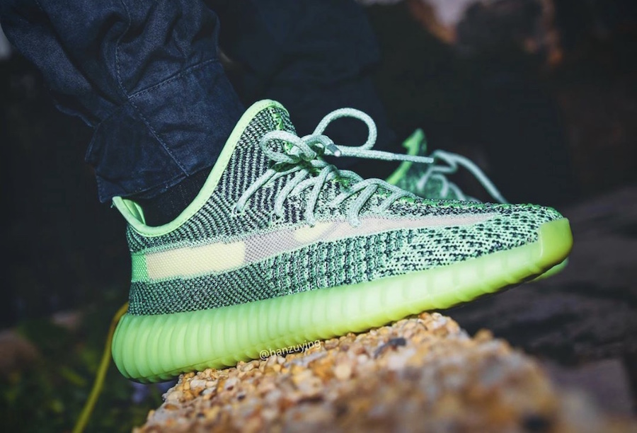 are the yeezreel glow in the dark