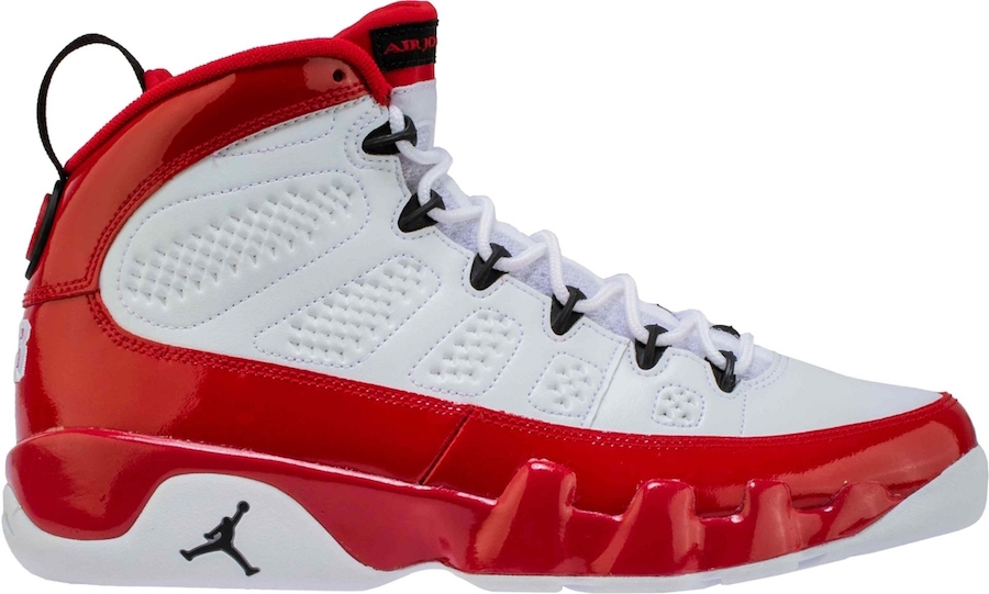 white and red 9s release date