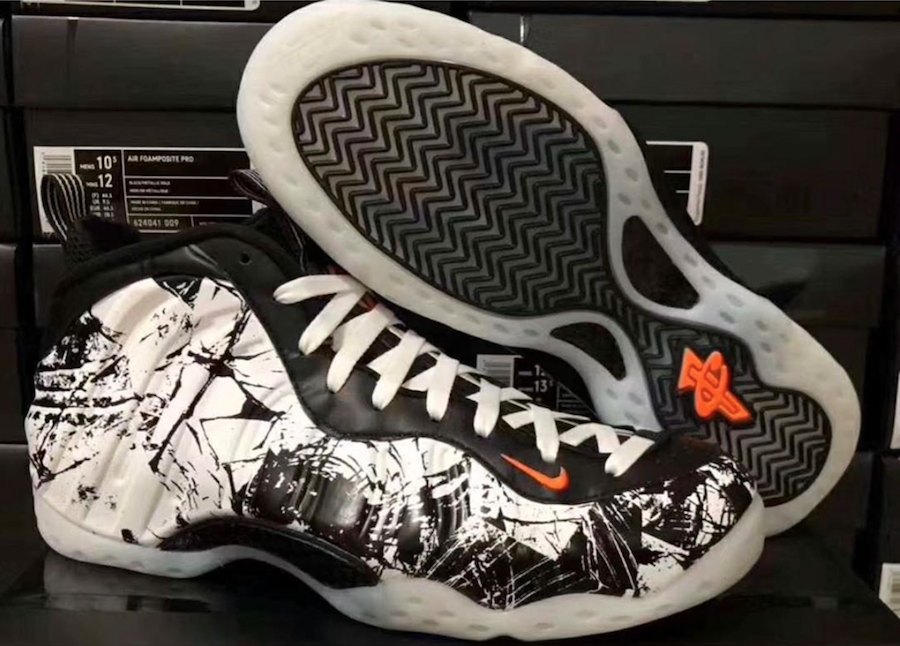 white and black foamposites release date