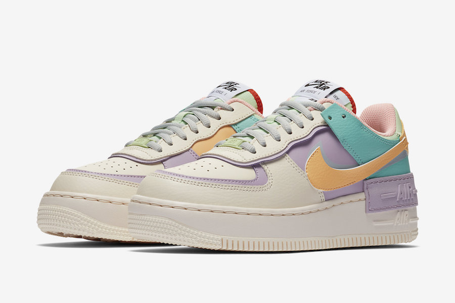 nike air force pastel colours