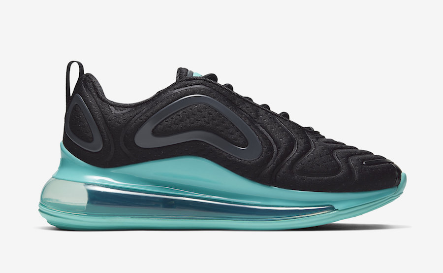 black and teal nikes