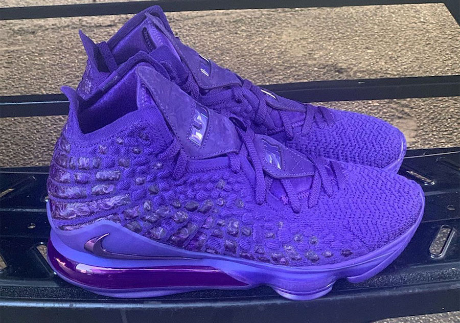 lebron purple shoes