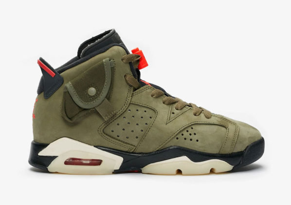 Travis Scott Air Jordan 6 Medium Olive CN1084-200 Release Date ...