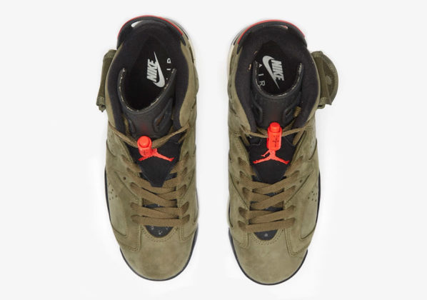 Travis Scott Air Jordan 6 Medium Olive CN1084-200 Release Date ...