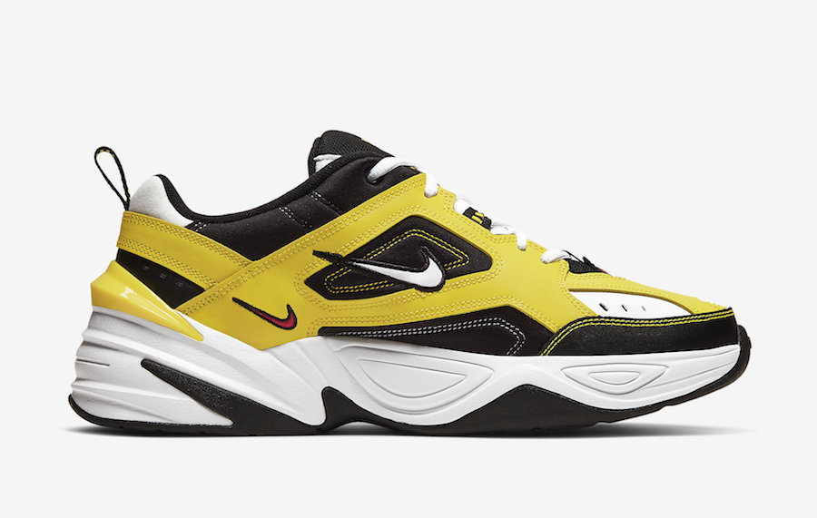 Nike M2K Tekno Yellow Black White 