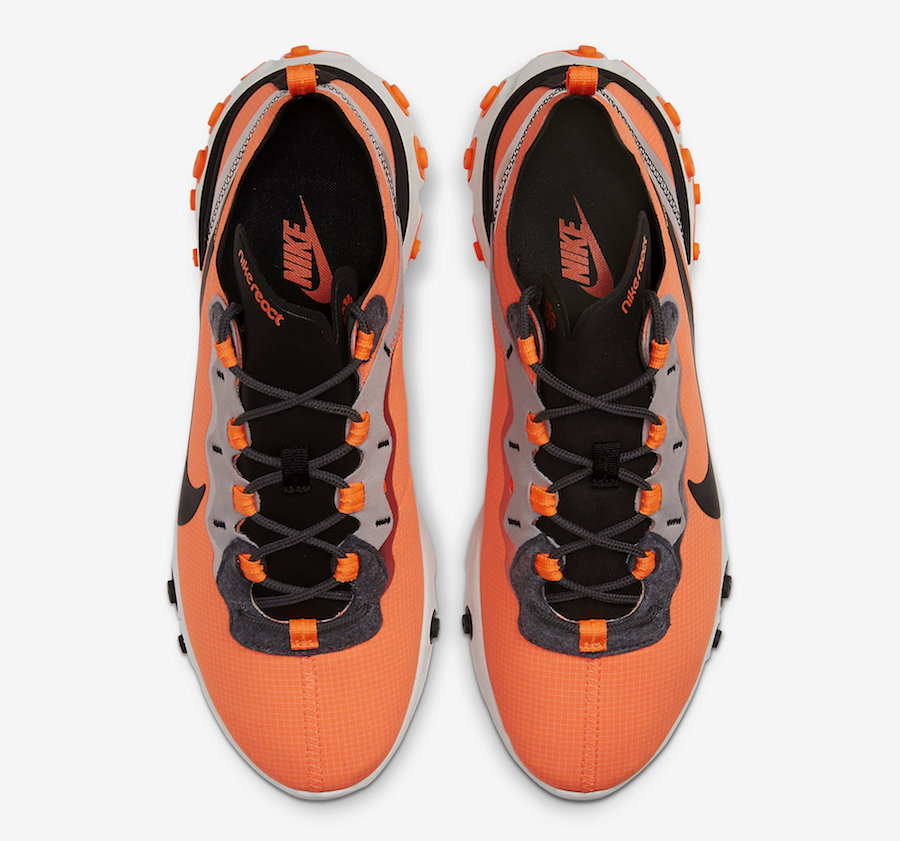 Nike React Element 55 Orange Black CQ4600-800 Release Date Info ...