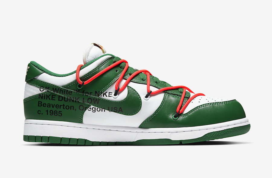 nike sb dunk low x off white release date