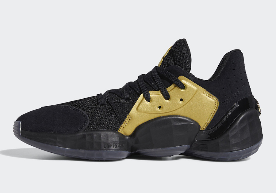 adidas Harden Vol. 4 Black Gold EF8648 Release Date Info | SneakerFiles