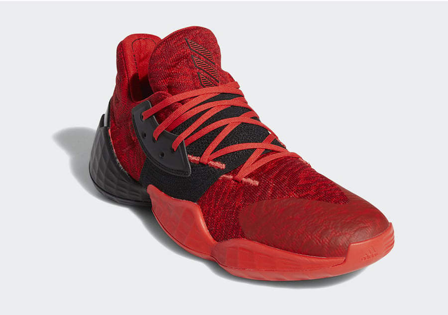 adidas Harden Vol. 4 Power Red EF0999 Release Date Info