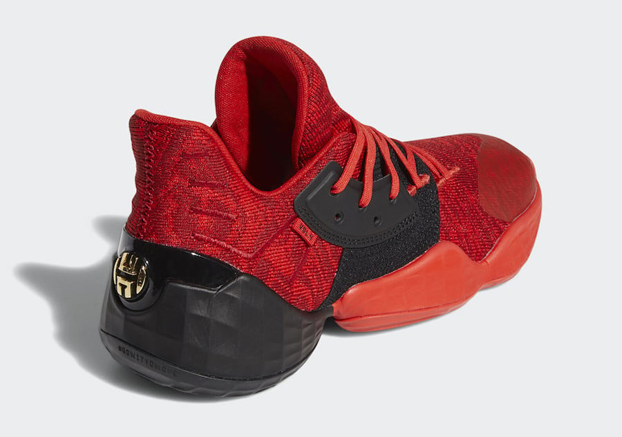 adidas Harden Vol. 4 Power Red EF0999 Release Date Info