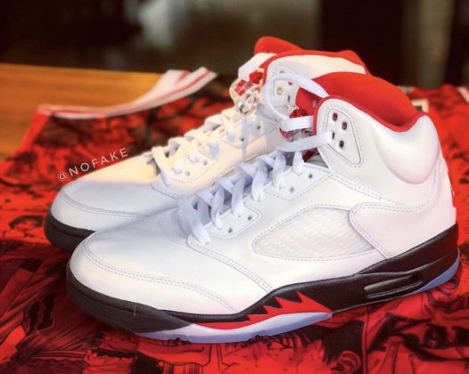 Air Jordan 5 Fire Red 3M Silver Tongue 2020 DA1911-102 Release Date ...