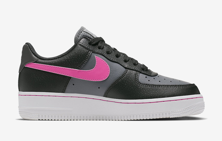 nike air force 1 grey and pink