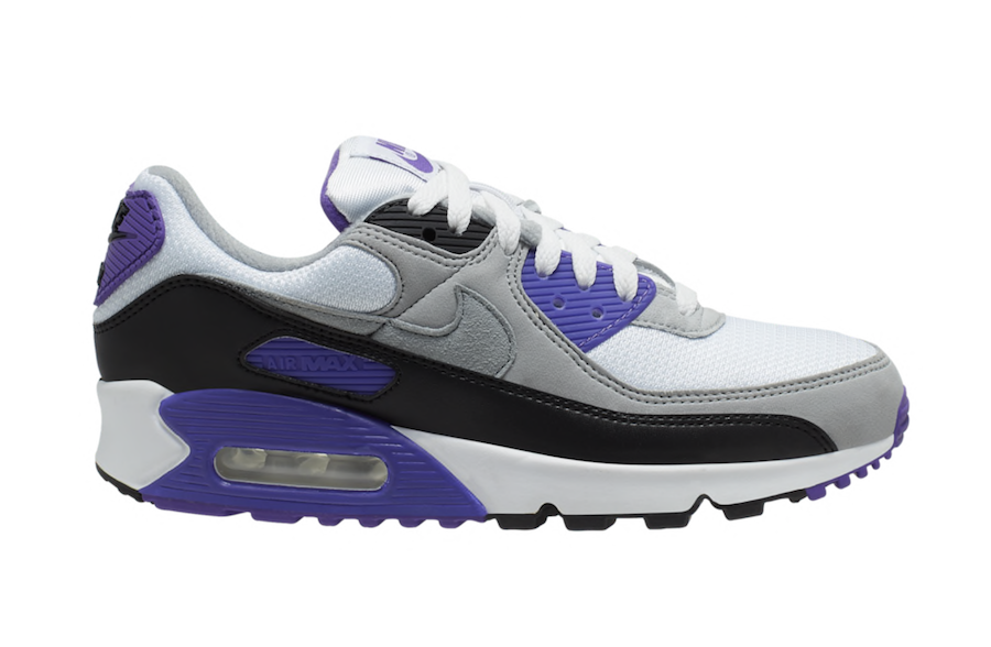 Nike Air Max 90 OG White Purple Grey 