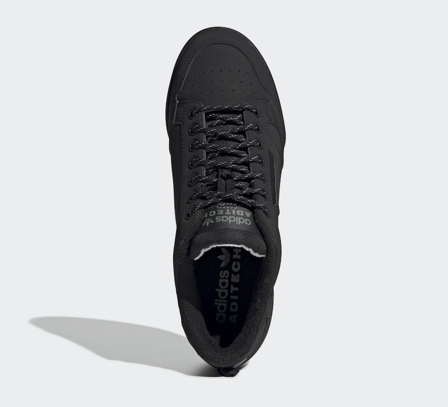 adidas Continental 80 Core Black Fleece FV4631 Release Date Info ...