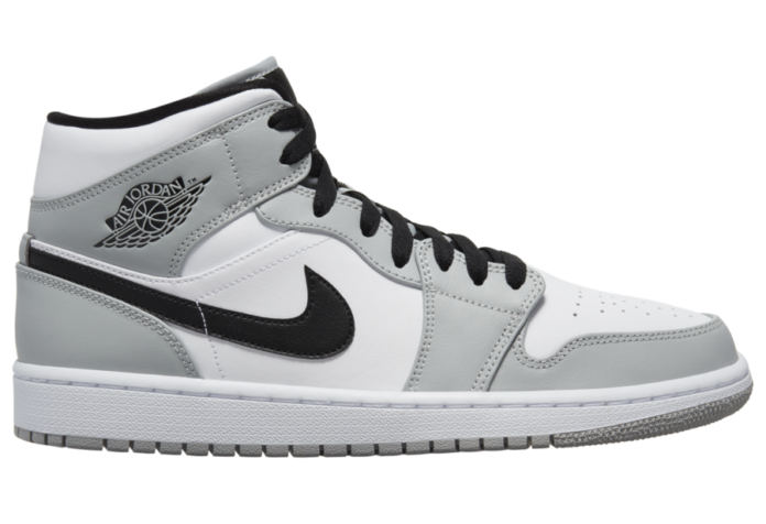 Air Jordan 1 Mid Light Smoke Grey 554724-092 Release Date Info ...