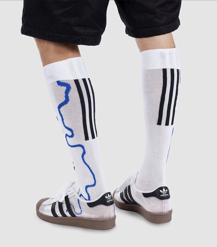 adidas superstar with socks
