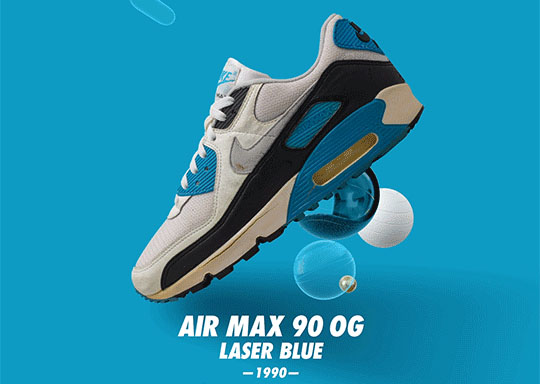 air max 90 laser blue 2020