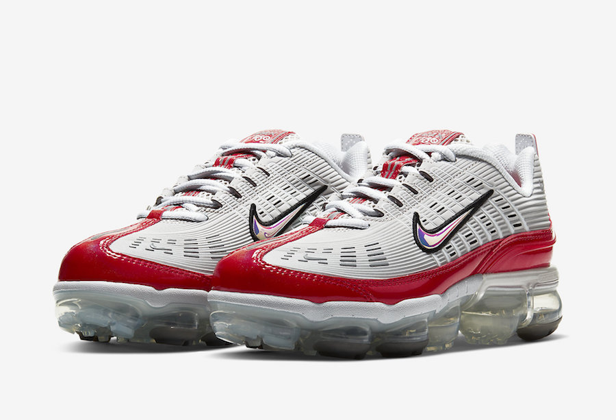 vapormax 360 white red