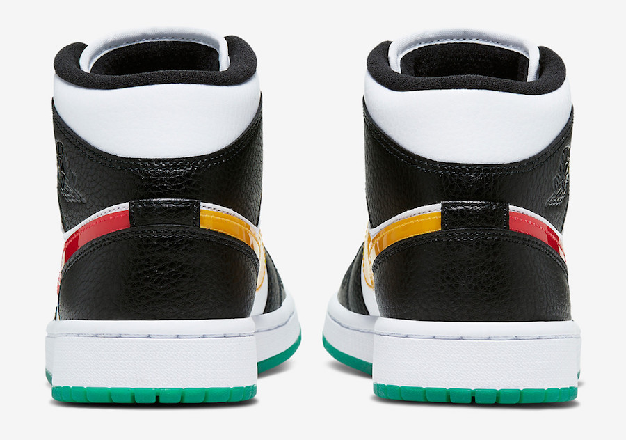 red green and yellow jordans