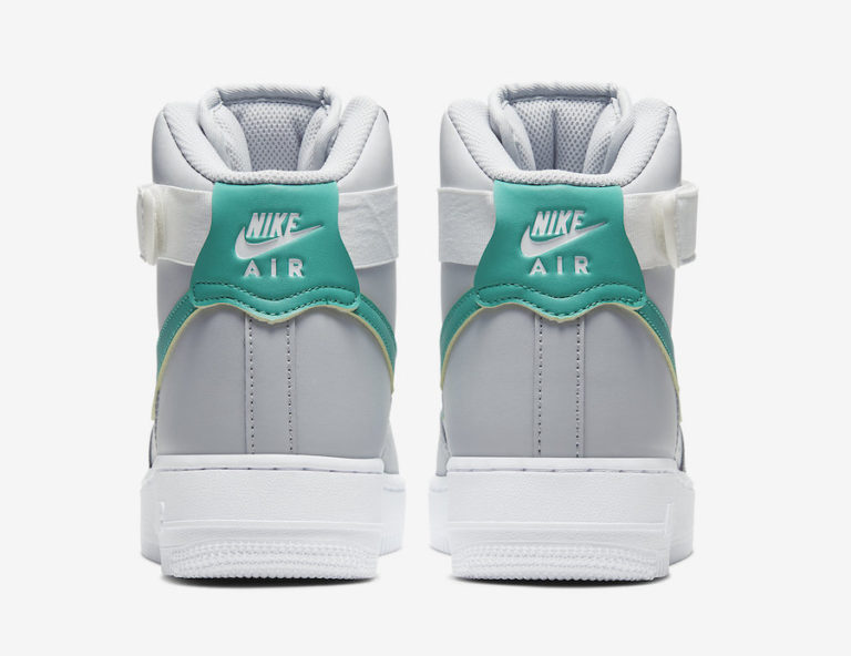 Nike Air Force 1 High Grey Fog Neptune Green 334031-015 Release Date ...