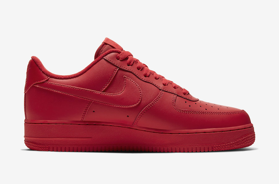 Nike Air Force 1 Low Triple Red CW6999-600 Release Date Info | SneakerFiles