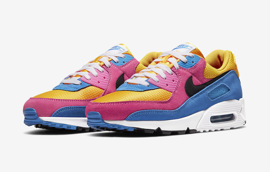 nike air pink and blue