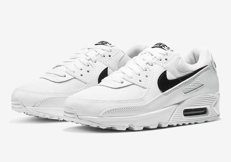white air max with black swoosh