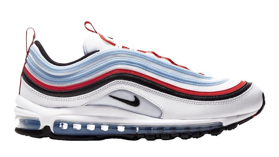 97 air max blue and red