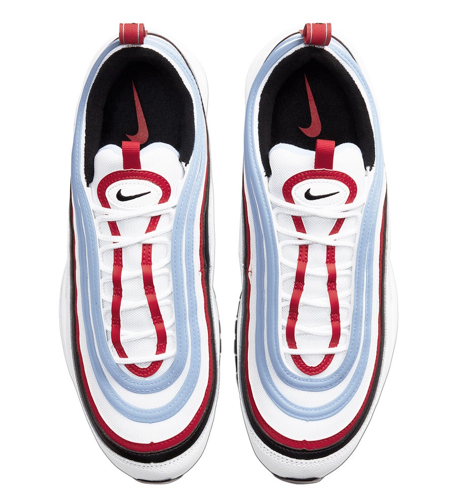 air max 97 white and red