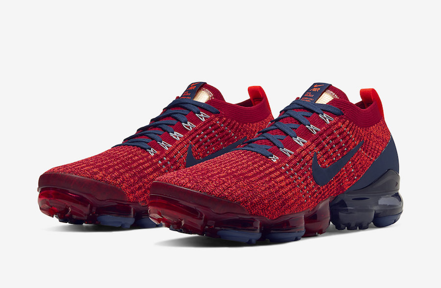 nike air vapormax red and blue
