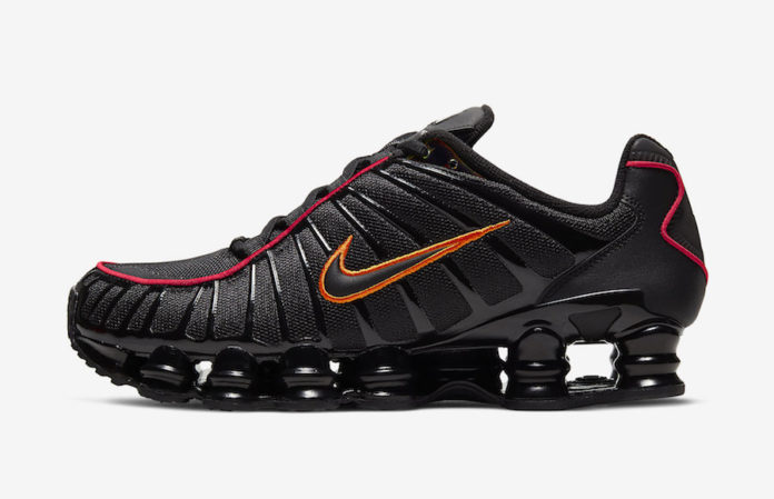 Nike Shox TL Black Red Orange CV1644-001 Release Date Info | SneakerFiles