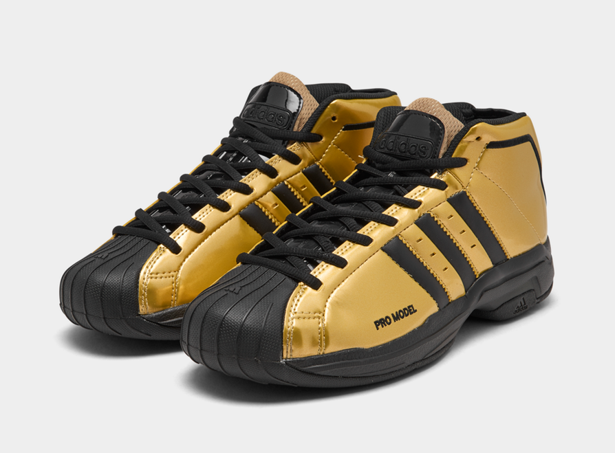 adidas pro model black gold