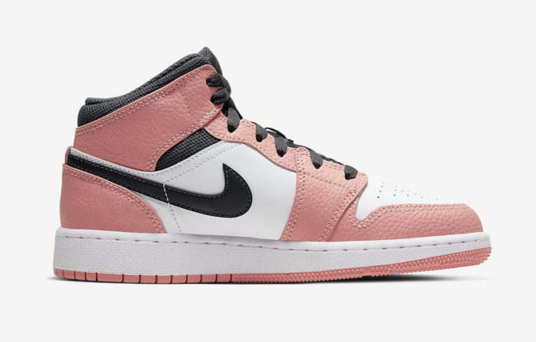 air jordan 1 mid gs pink quartz womens