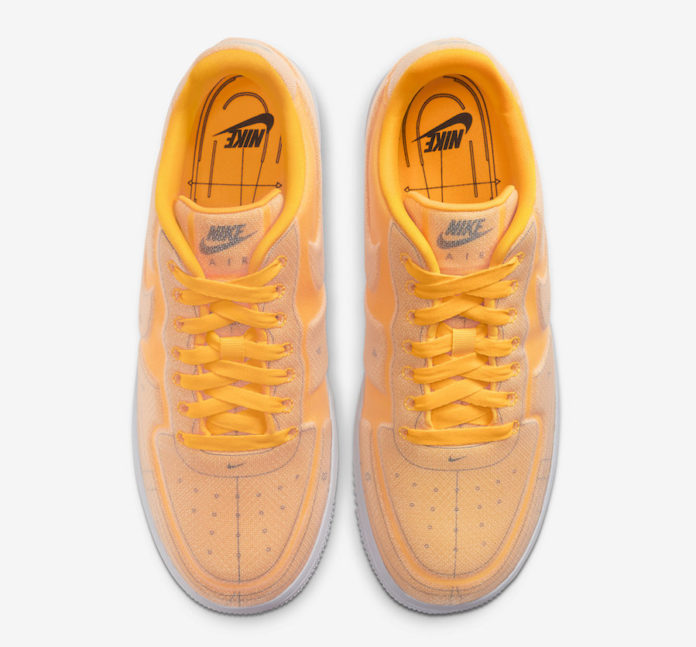 Nike Air Force 1 LX Blueprint Laser Orange CI3445-800 Release Date Info ...