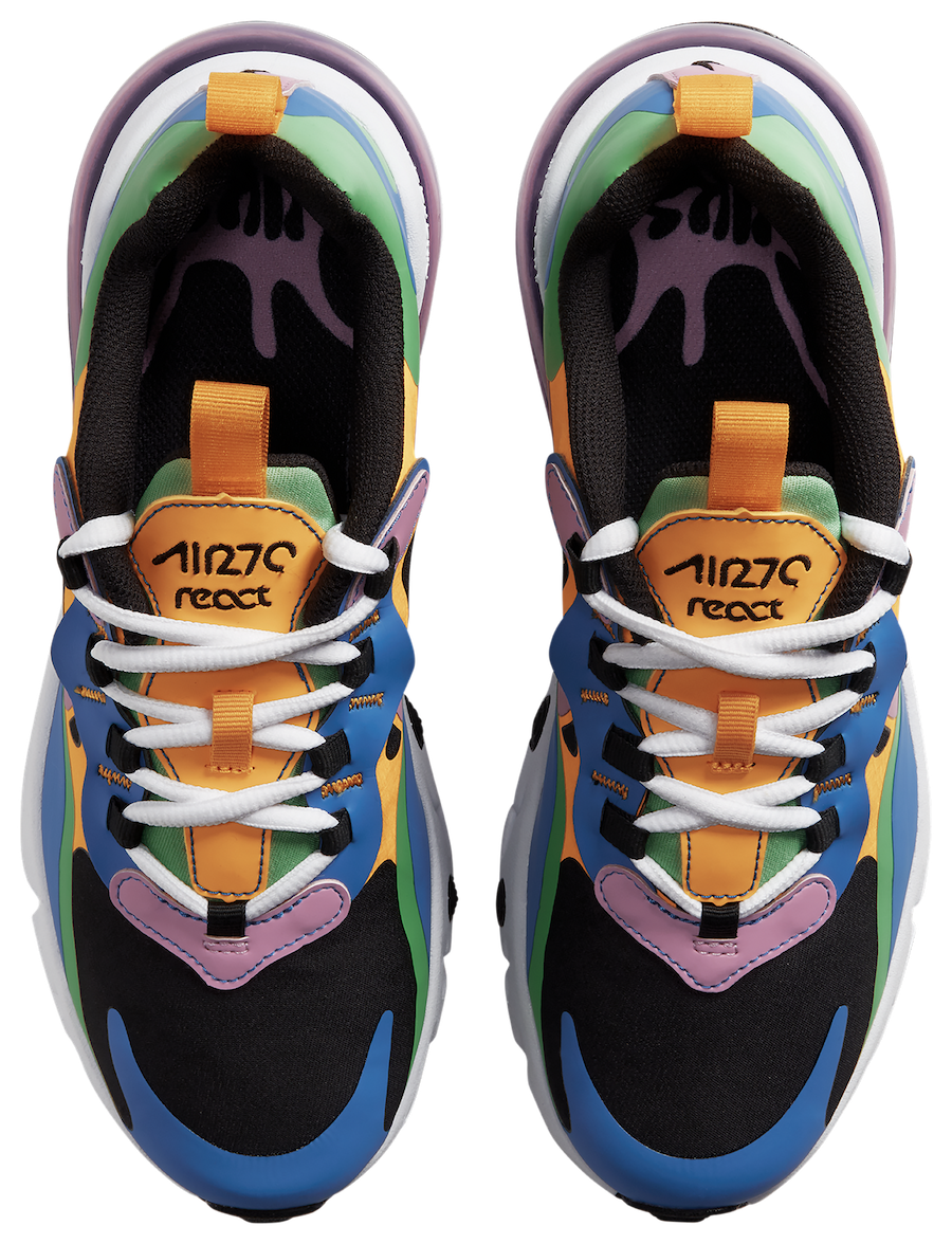 nike airmax 270 react in the color gum ball