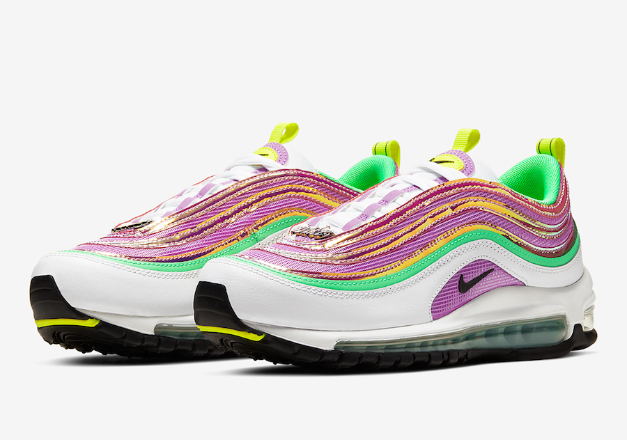 air max 97 purple and green