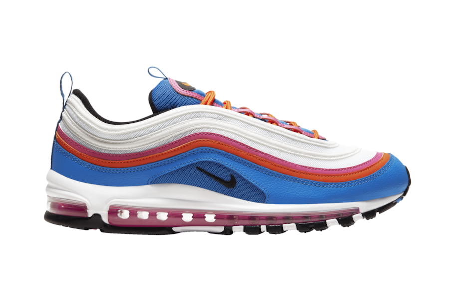 nike air max 97 red and blue