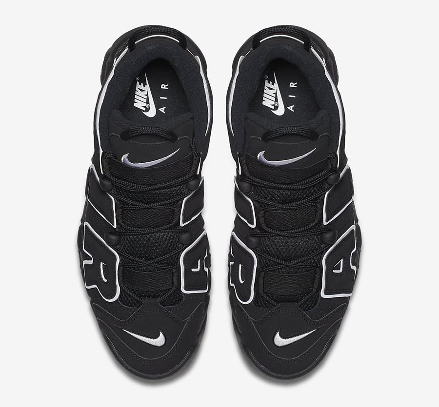 Nike Air More Uptempo OG Black White 2020 414962-002 Release Date Info