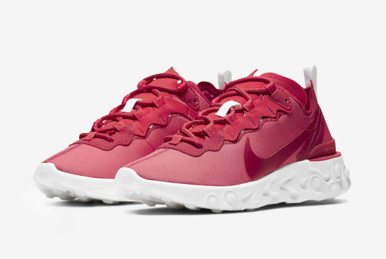 Nike React Element 55 Red White CV2206 661 Release Date Info SneakerFiles