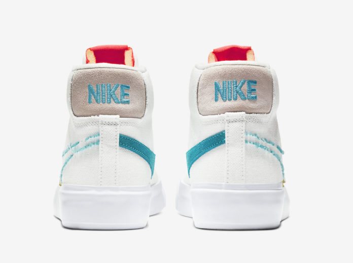 nike sb blazer mid edge aqua