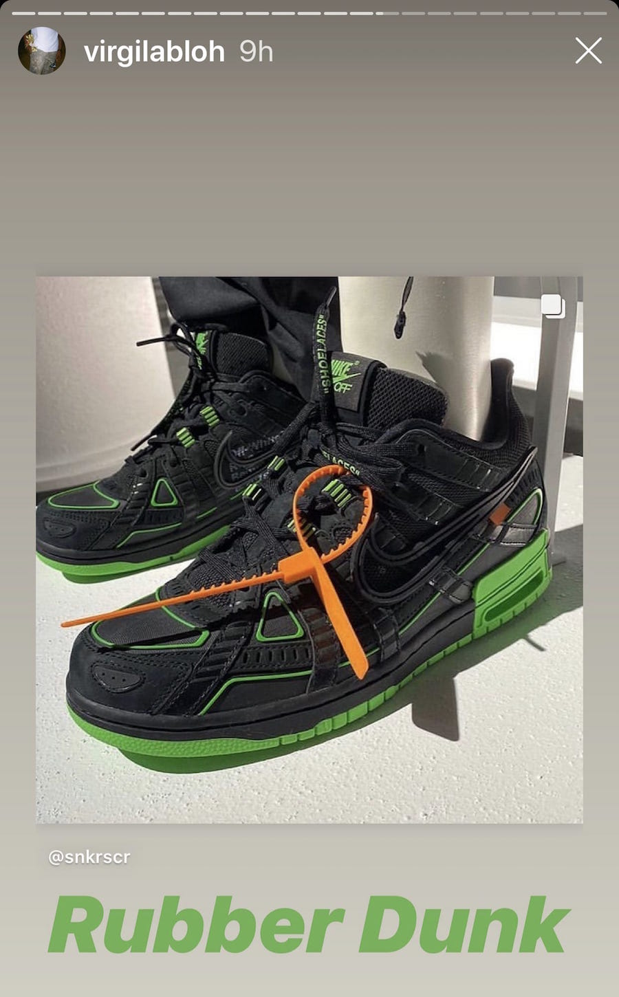 Off-White Nike Air Rubber Dunk 2020 