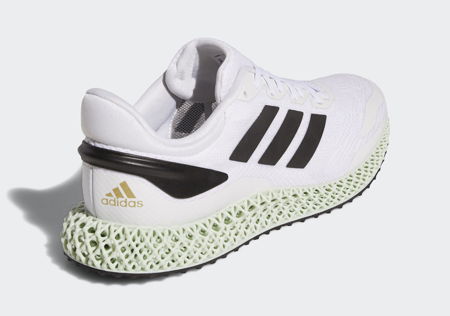 adidas 4D Run 1.0 White Black Gold EG6264 Release Date Info