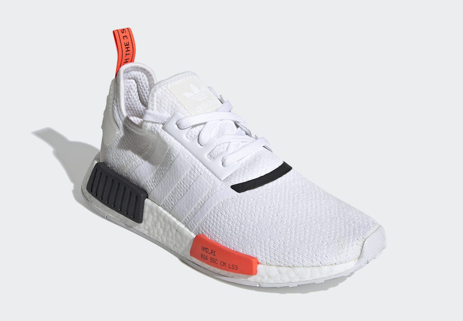 nmd adidas white and red