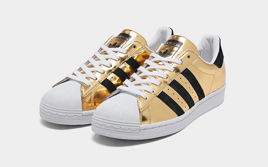 adidas gold sneakers