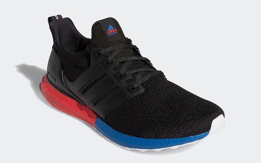 ultra boost blue and red