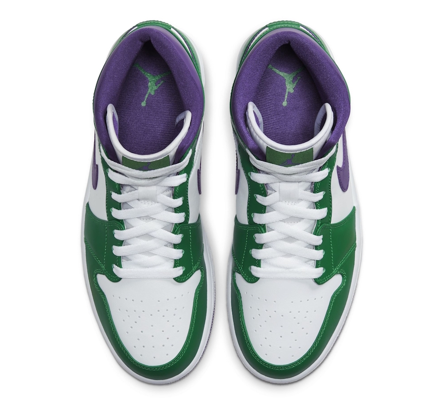 jordan 1s purple and green