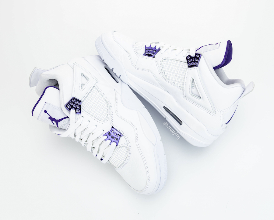 jordan 4 court purple white