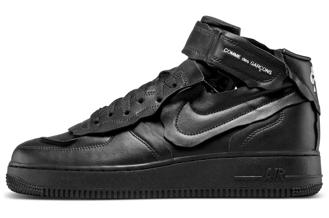 Comme des Garcons Nike Air Force 1 Mid Release Date Info | SneakerFiles