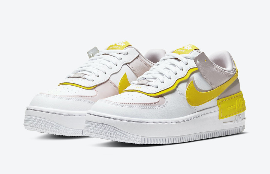 Nike Air Force 1 Shadow White Yellow 